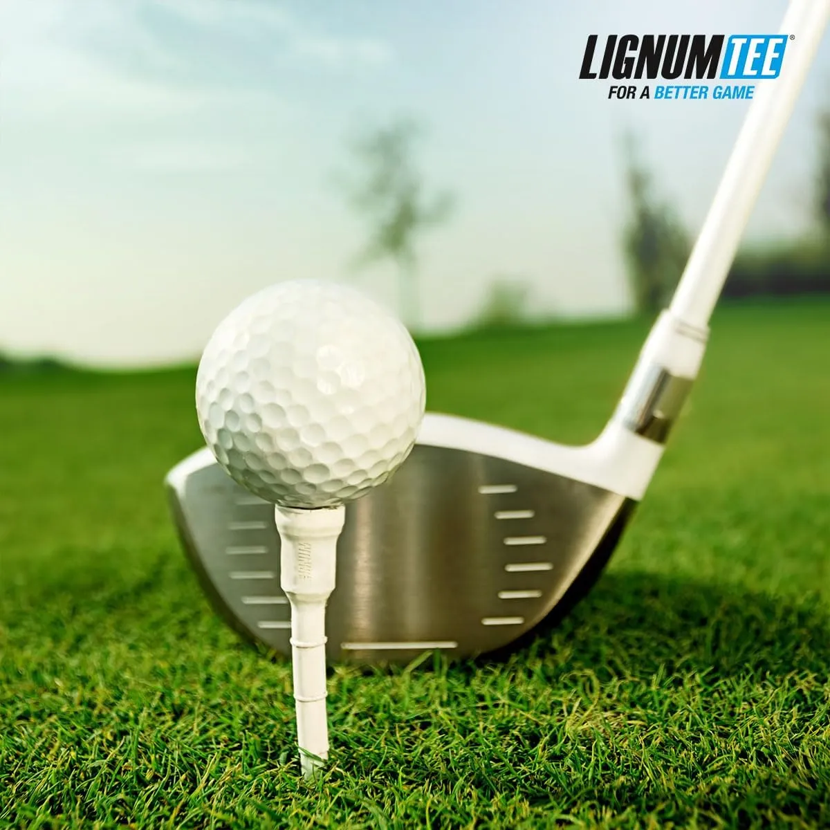 LIGNUM Unbreakable Microwood Golf Tees 50x More Durable/Adjustable Golf Tee/Innovative Wood Fiber and Natural Adhesives/Golf Tee, Golf Tees, Tees Golf, Golf Ball Tees/Pack of 3