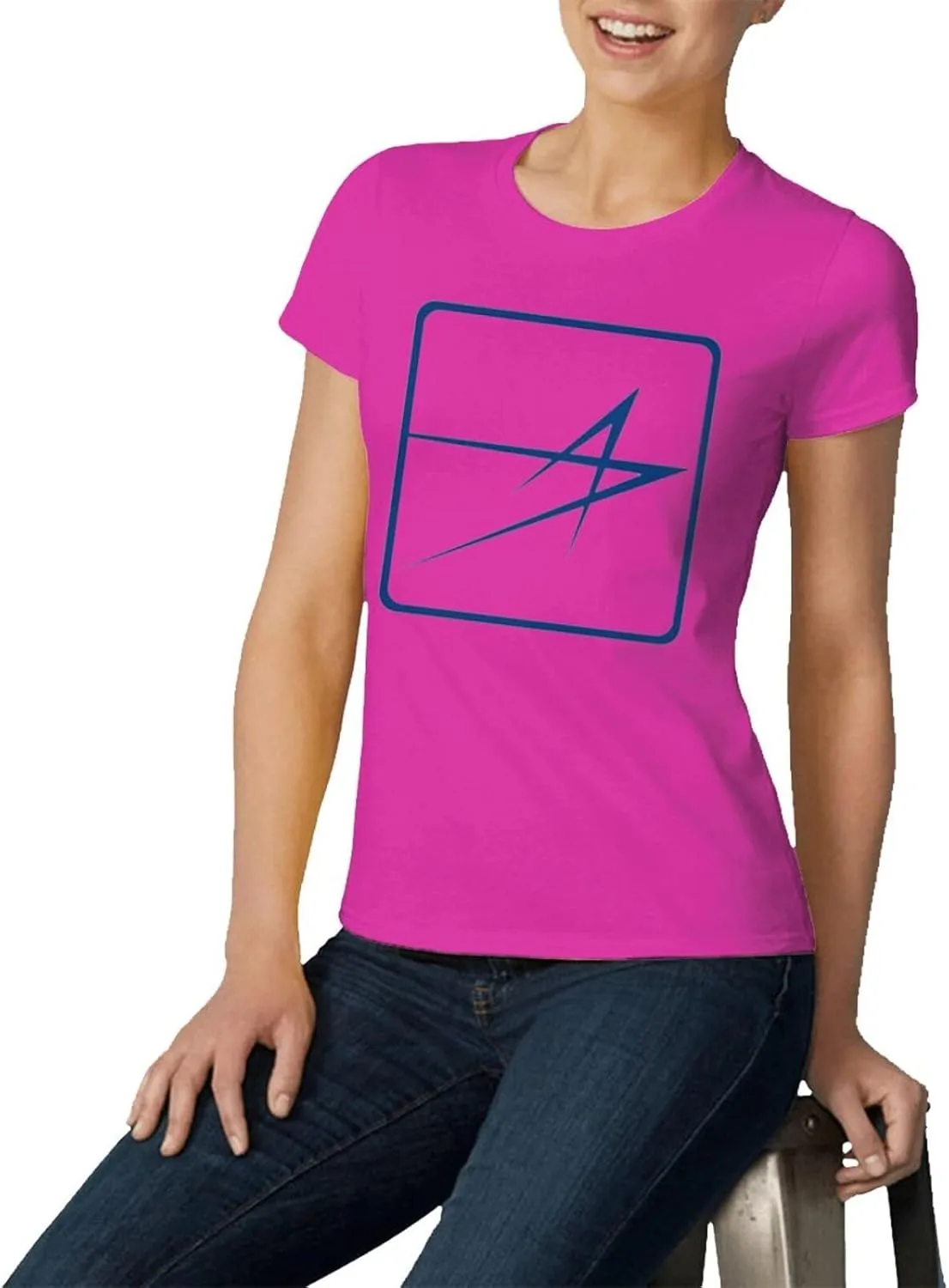 Lockheed Martin Women's Short-Sleeved Cotton Short-Sleeved T-Shirt