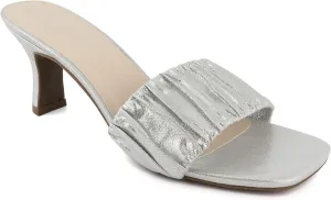 LONDON FOG Womens Leana Dress Sandal Womens comfort Heeled Sandals