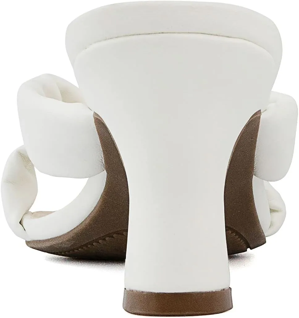 LONDON FOG Womens Louelle Dress Sandal Womens comfort Heeled Sandals