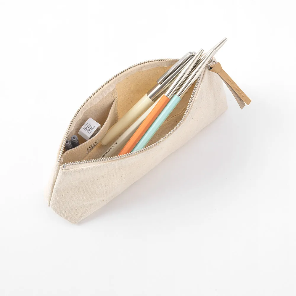 MD Paper Pencase Kurashiki Canvas with Gusset