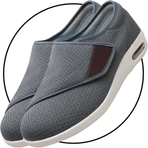 Men's Casual Shoes Slip On Lightweight Sneakers Walking Shoes Lightweight Loafer Slip On Boat Wide Fit Trainers Men with 3 Pairs Insoles Replacement for Elderly Swollen Feet