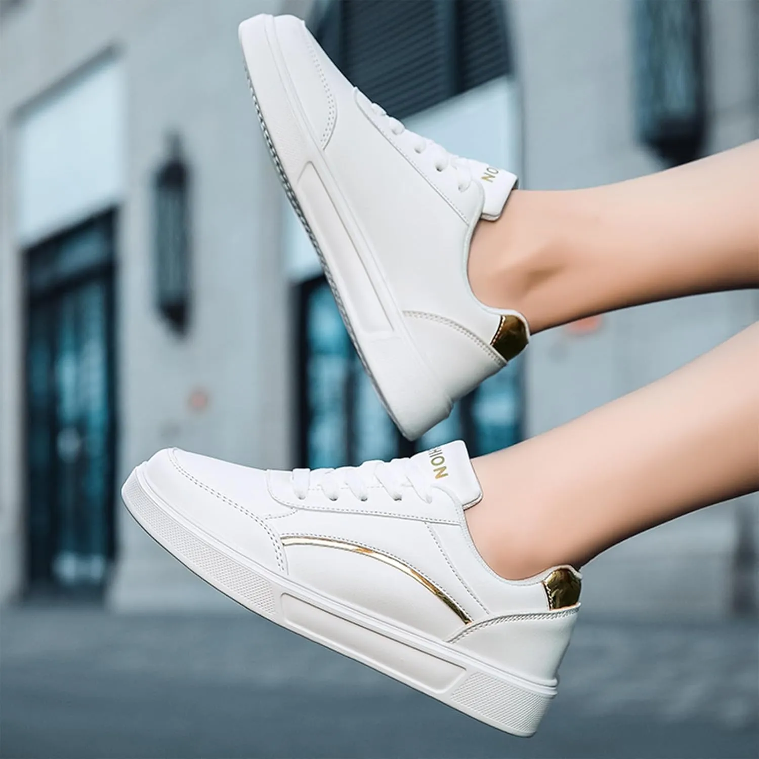 Men's Fashional Walking Shoes with Flat Bottom,Simple Style Causal Sneakers,Classical Skate Anti-Slip Shoes with Low Tops