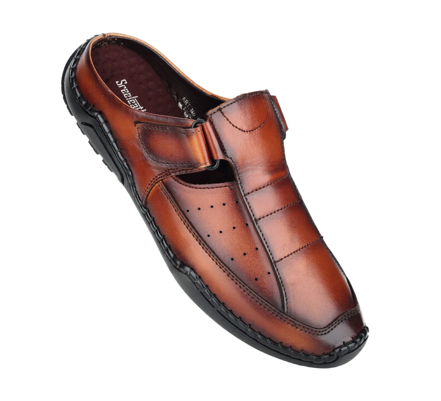 Mens leather half shoe 996531