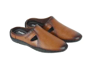 Mens leather half shoe 996567