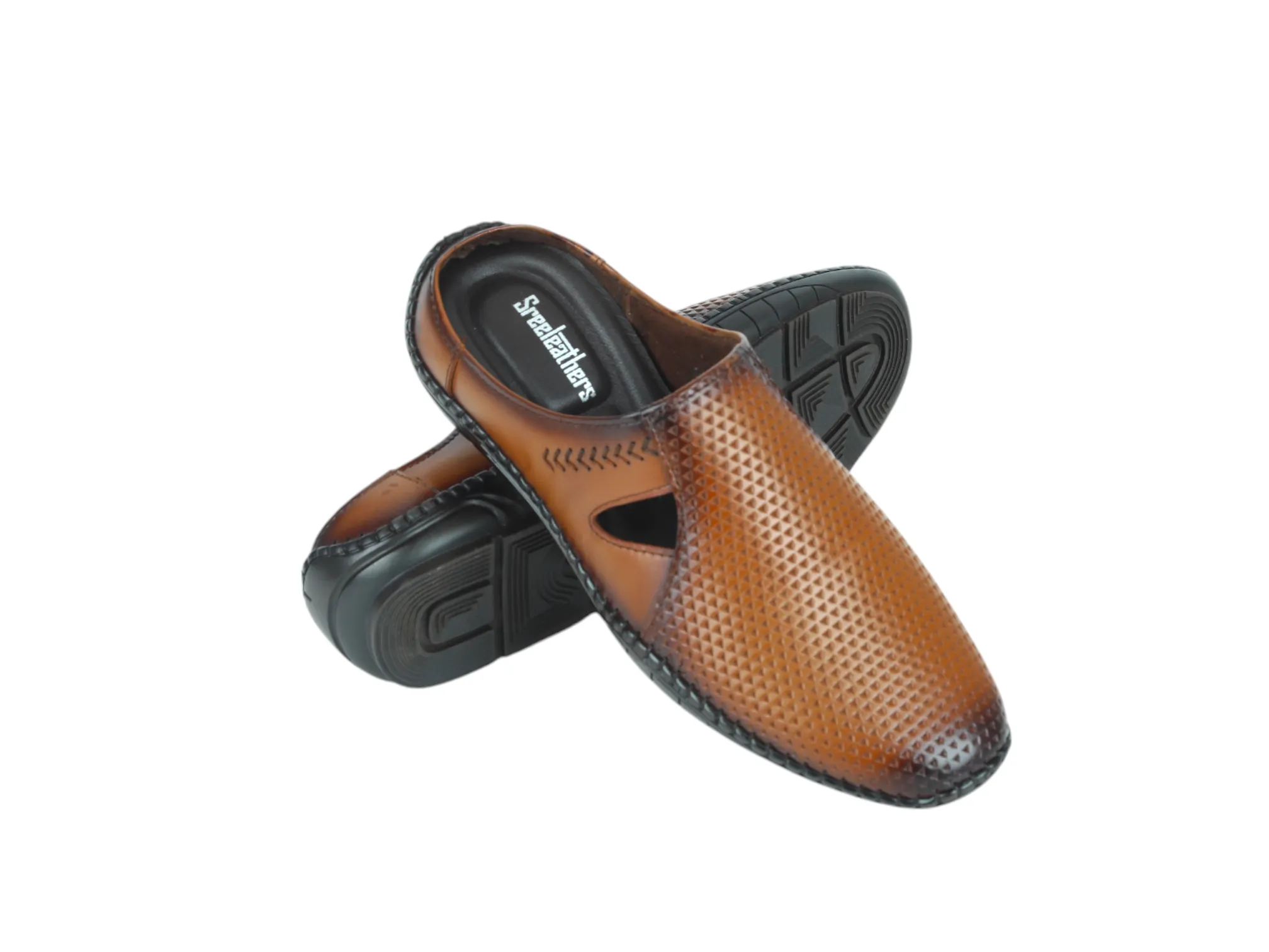 Mens leather half shoe 996567