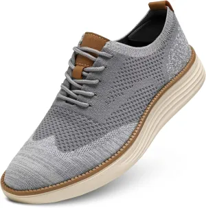 Men's Oxfords Lace-Up Lightweight Casual Walking Shoes Dress Shoes Fashion Sneakers
