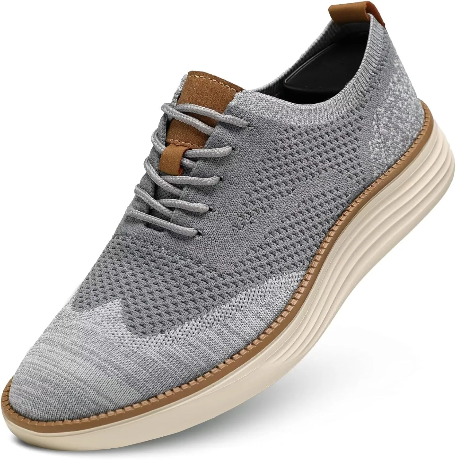 Men's Oxfords Lace-Up Lightweight Casual Walking Shoes Dress Shoes Fashion Sneakers