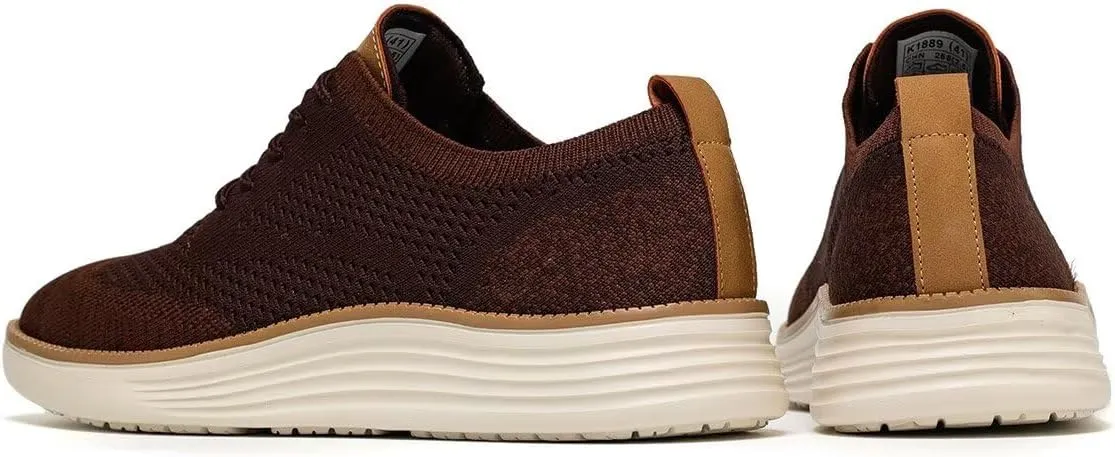 Men's Oxfords Lace-Up Lightweight Casual Walking Shoes Dress Shoes Fashion Sneakers