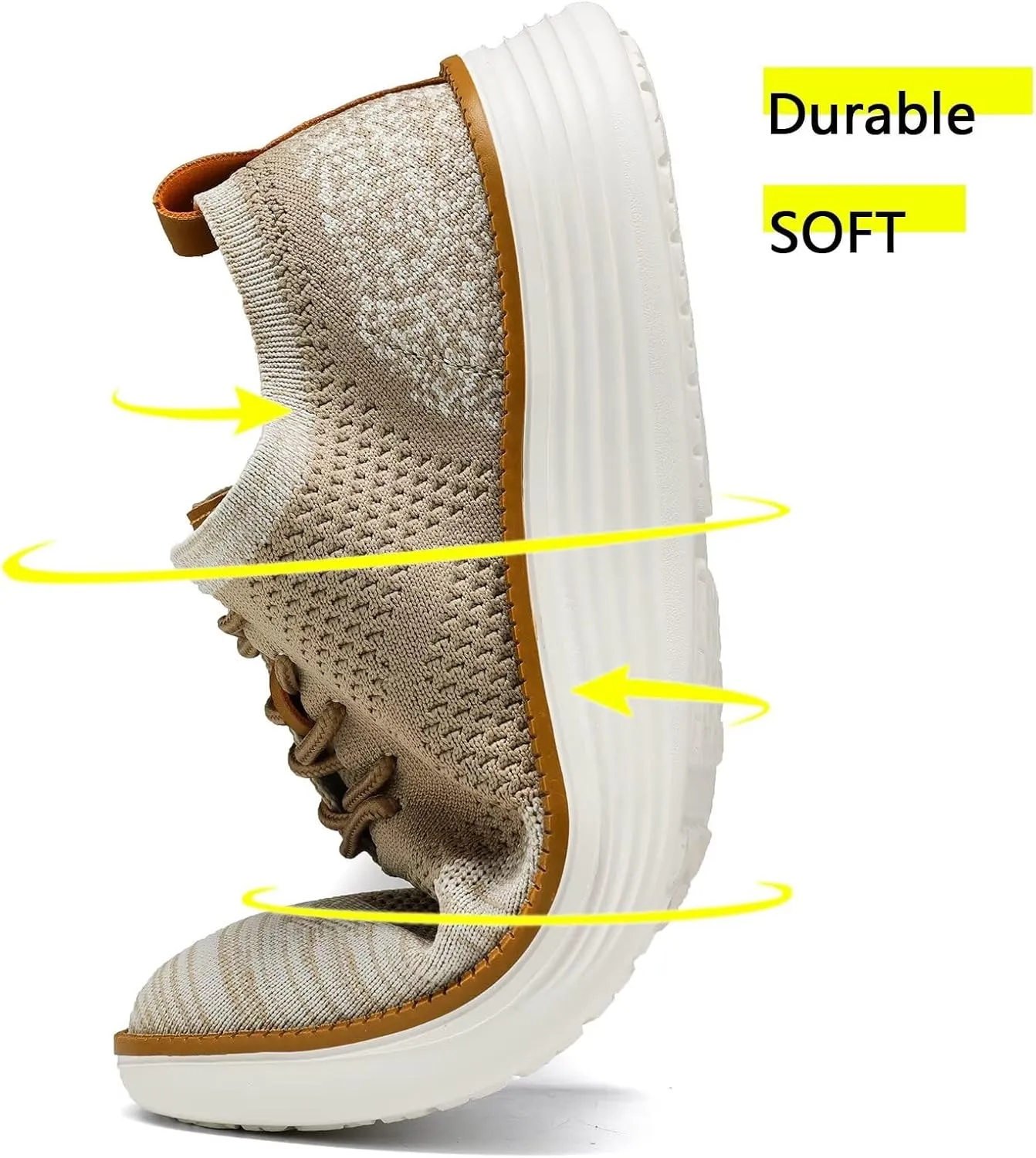 Men's Oxfords Lace-Up Lightweight Casual Walking Shoes Dress Shoes Fashion Sneakers