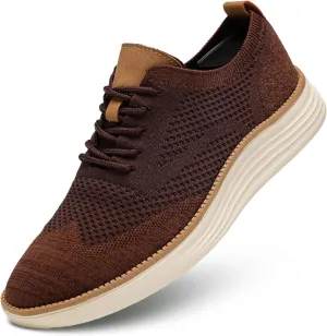 Men's Oxfords Lace-Up Lightweight Casual Walking Shoes Dress Shoes Fashion Sneakers