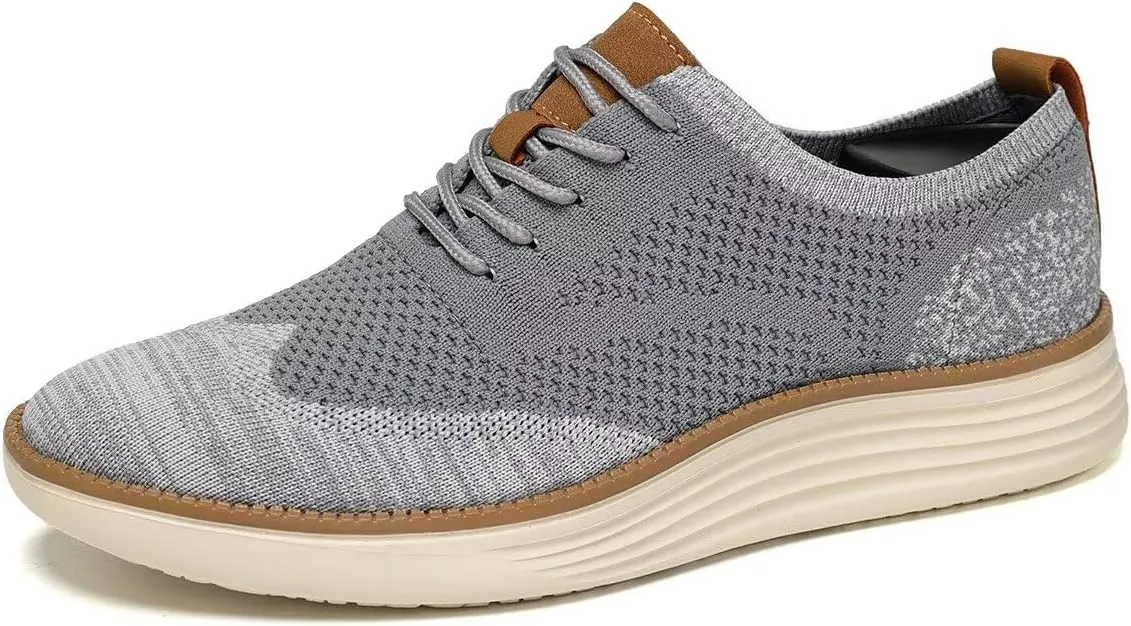 Men's Oxfords Lace-Up Lightweight Casual Walking Shoes Dress Shoes Fashion Sneakers