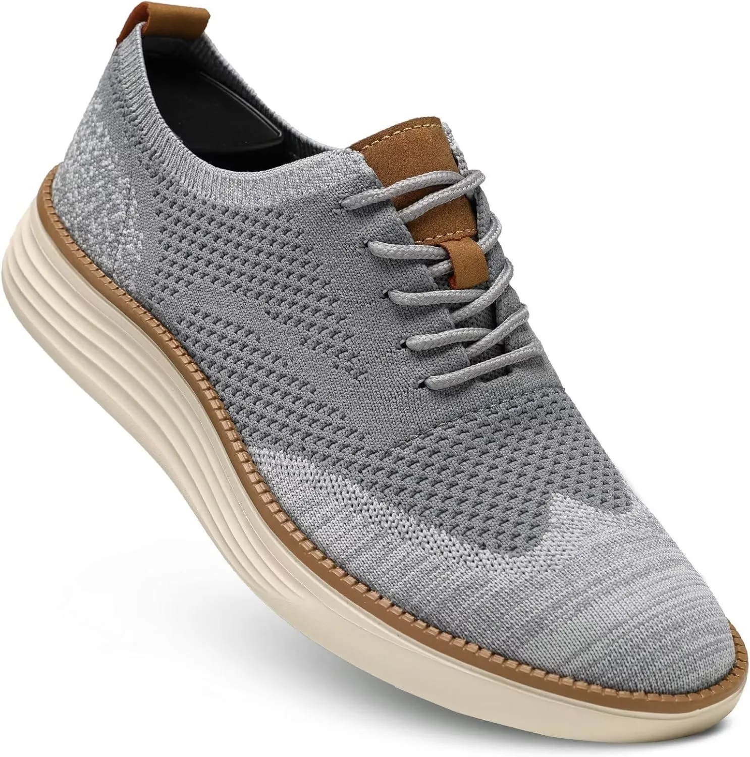 Men's Oxfords Lace-Up Lightweight Casual Walking Shoes Dress Shoes Fashion Sneakers