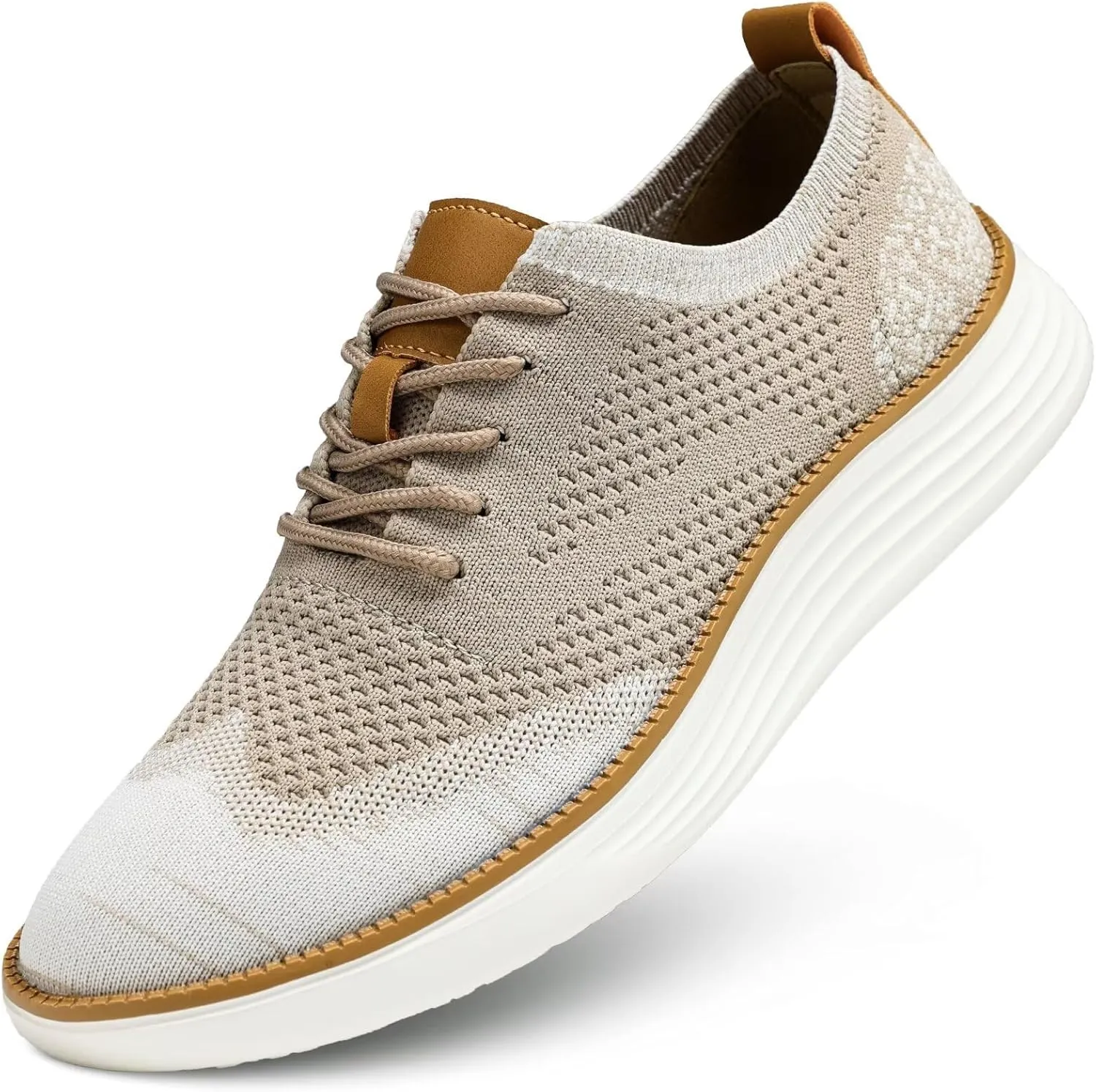 Men's Oxfords Lace-Up Lightweight Casual Walking Shoes Dress Shoes Fashion Sneakers