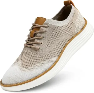 Men's Oxfords Lace-Up Lightweight Casual Walking Shoes Dress Shoes Fashion Sneakers