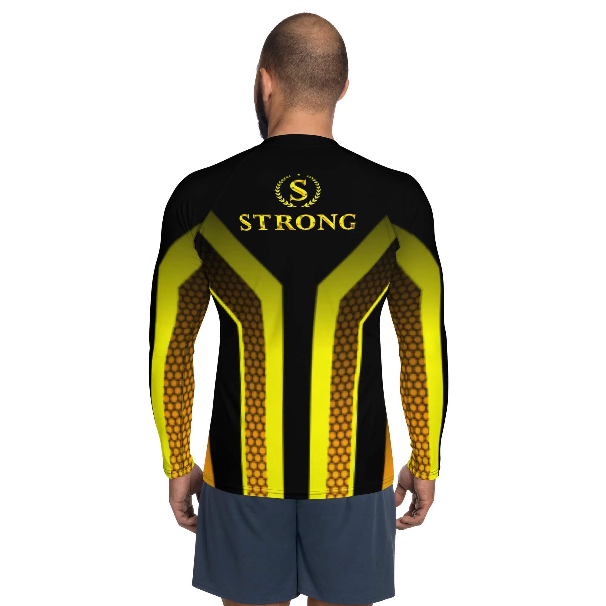 Men's Rash Guard,Simple Logo