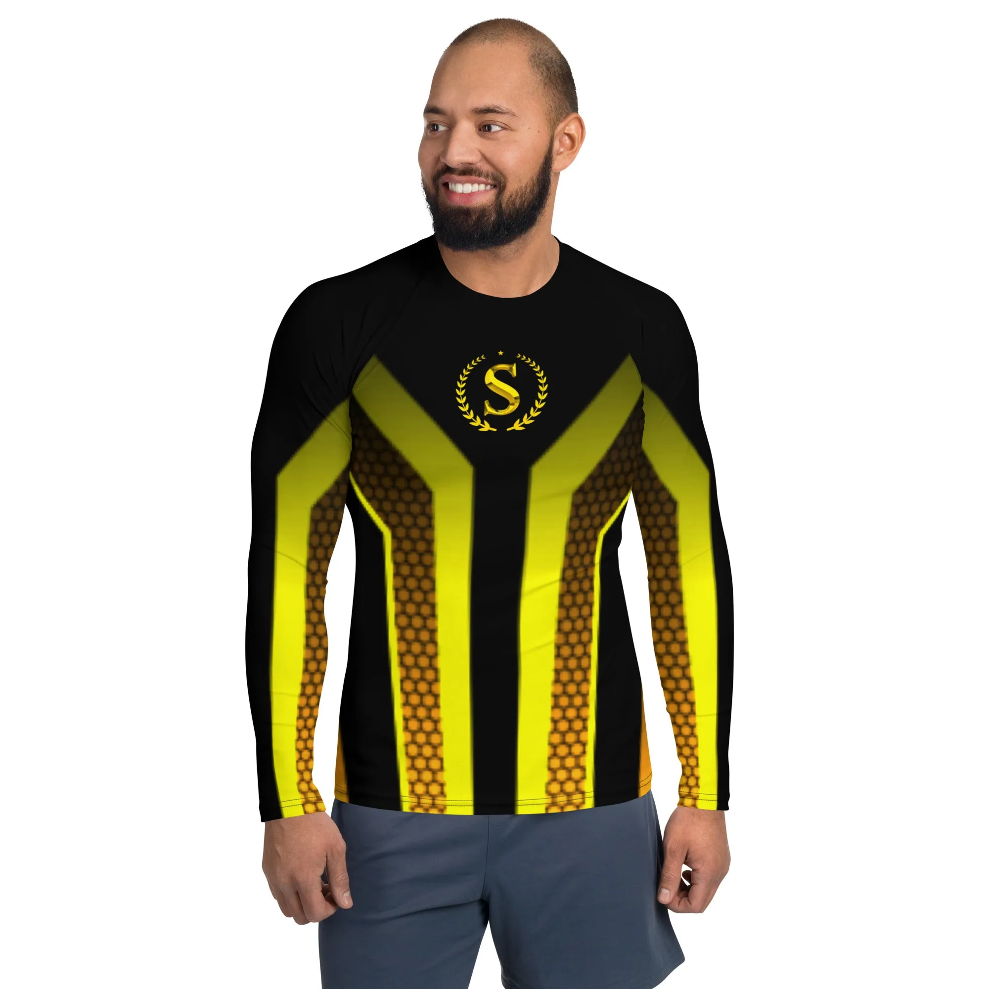 Men's Rash Guard,Simple Logo
