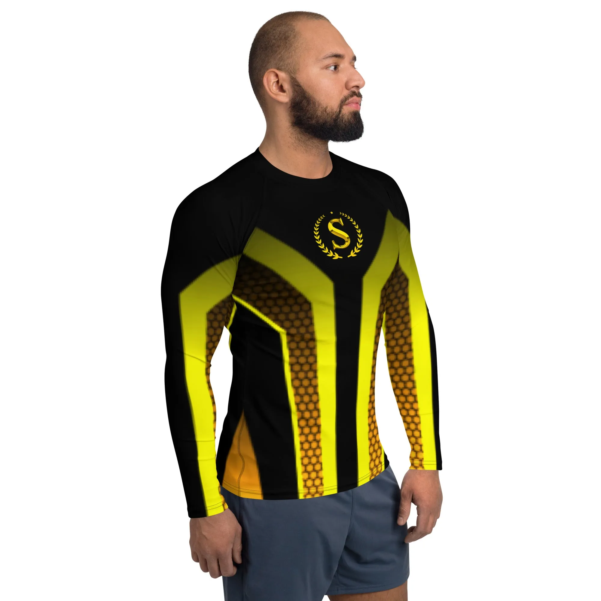 Men's Rash Guard,Simple Logo
