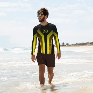 Men's Rash Guard,Simple Logo