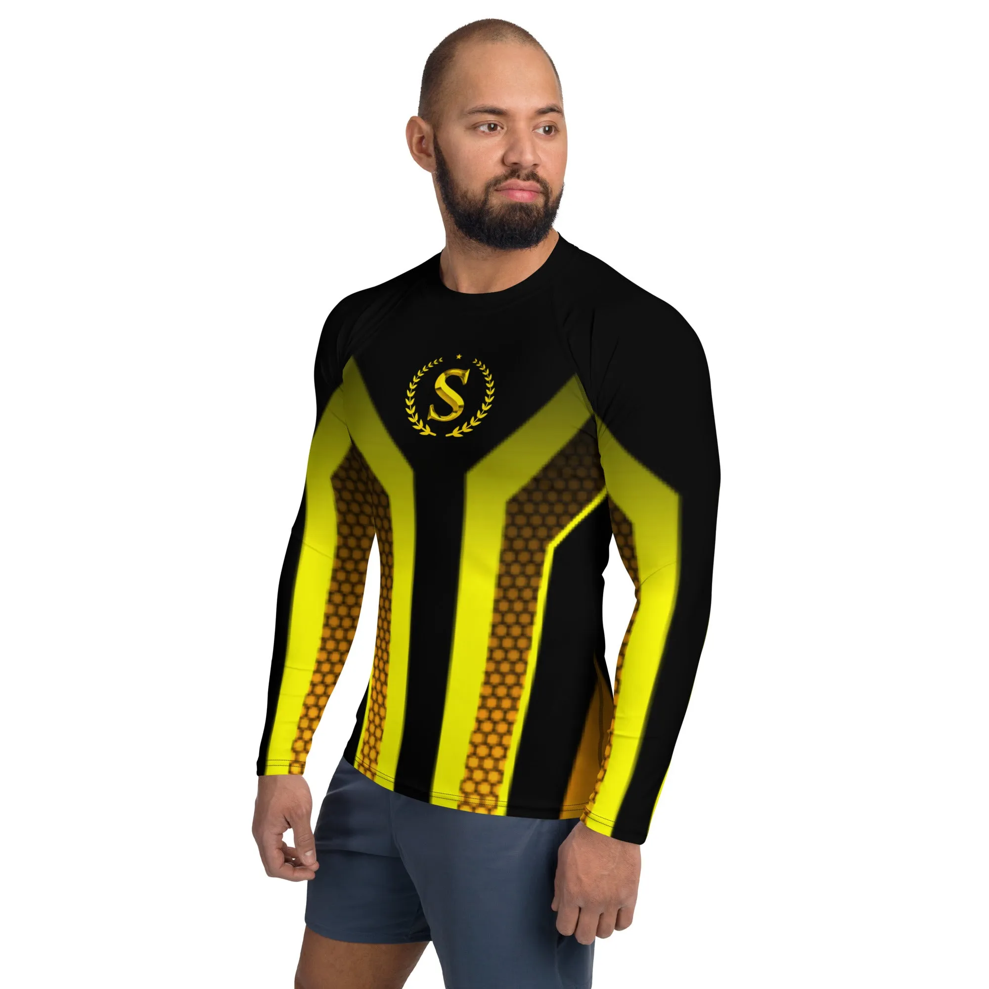 Men's Rash Guard,Simple Logo