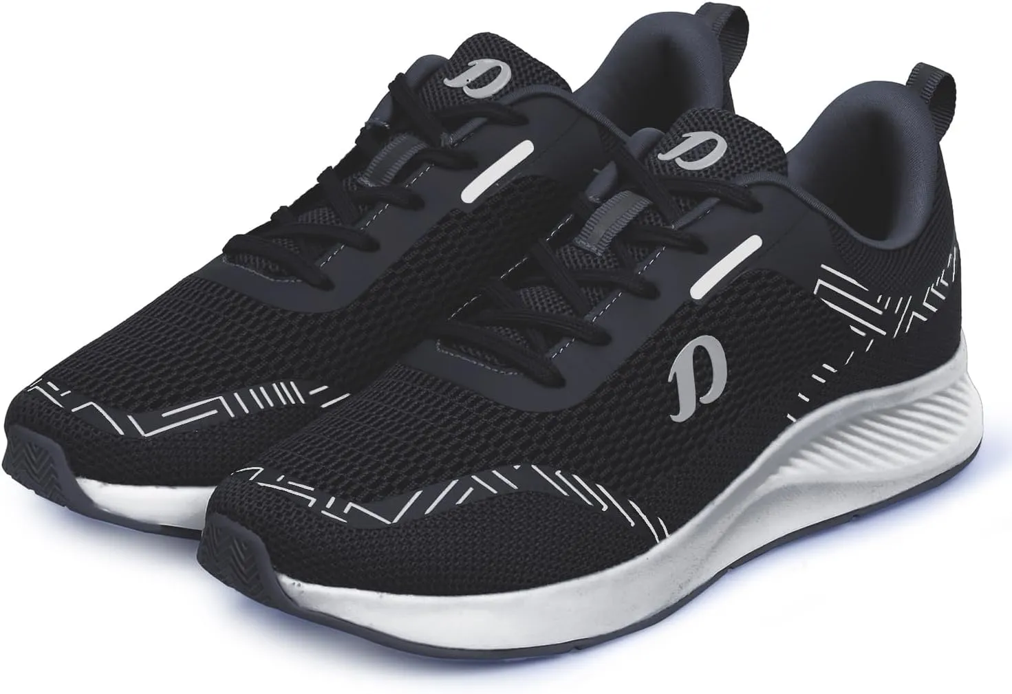 Mens Running Shoe with Memory Foam Insole & Ultrasoft Outsole|Sports,Gym,Training,Walking,Jogging,Casual,Athletics|Lightweight & Comfortable|Slipon Sneaker Lace-Up Gents Boys D-2010