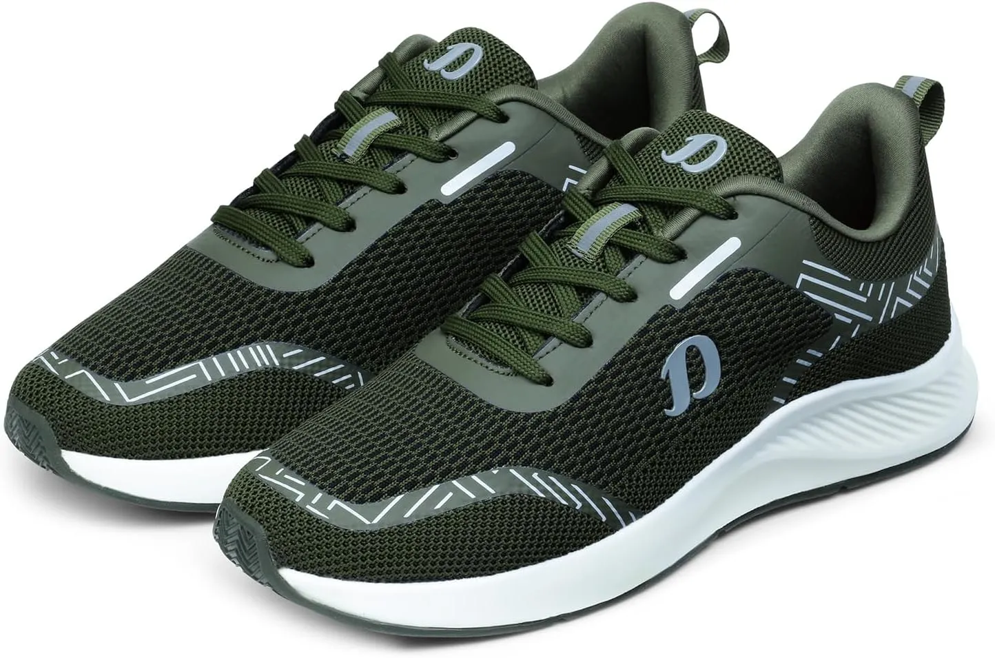 Mens Running Shoe with Memory Foam Insole & Ultrasoft Outsole|Sports,Gym,Training,Walking,Jogging,Casual,Athletics|Lightweight & Comfortable|Slipon Sneaker Lace-Up Gents Boys D-2010