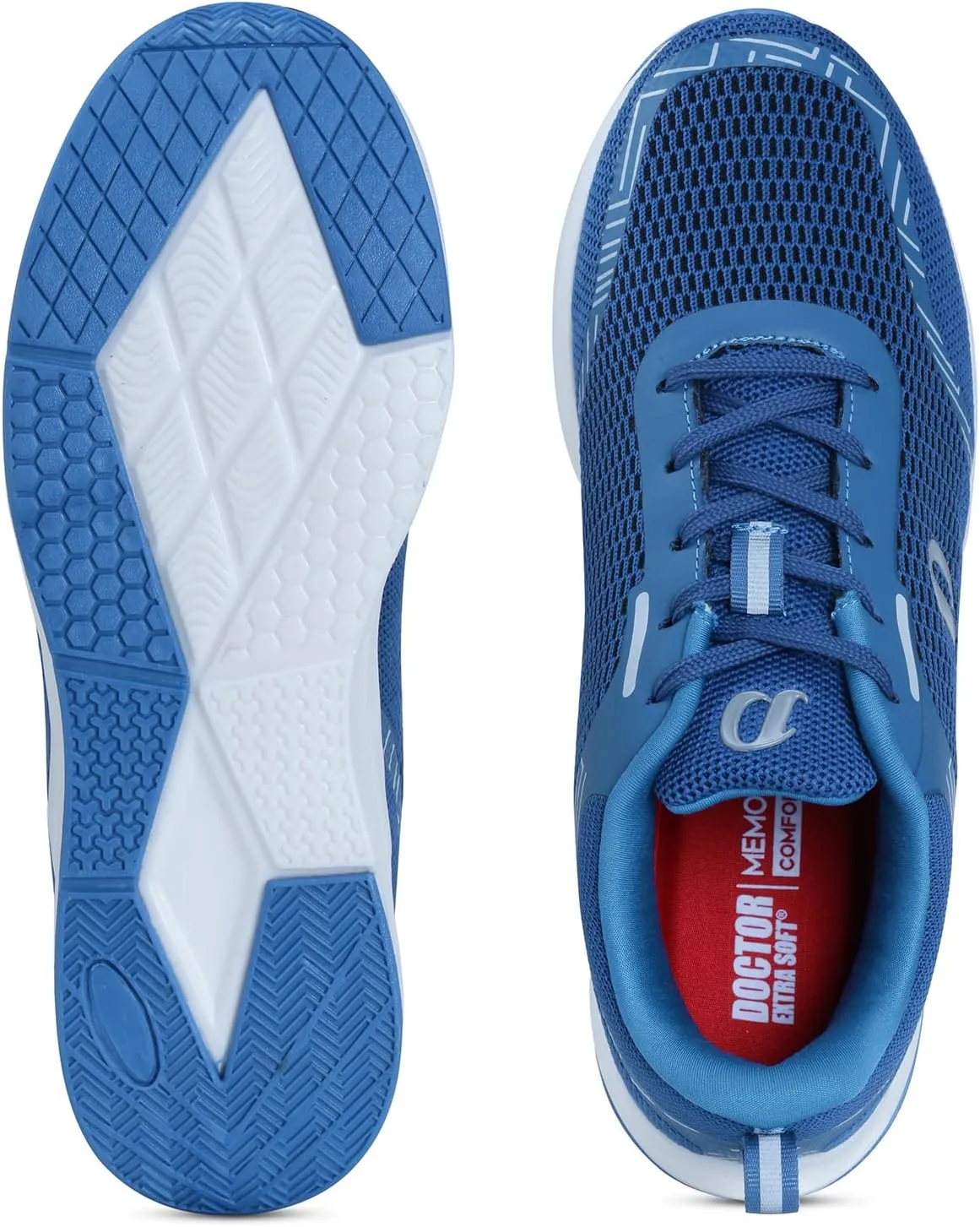 Mens Running Shoe with Memory Foam Insole & Ultrasoft Outsole|Sports,Gym,Training,Walking,Jogging,Casual,Athletics|Lightweight & Comfortable|Slipon Sneaker Lace-Up Gents Boys D-2010