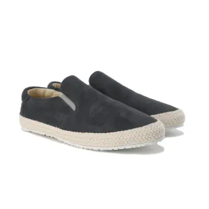 Men’s Suede Espadrille Loafers – City Slip-On Shoes