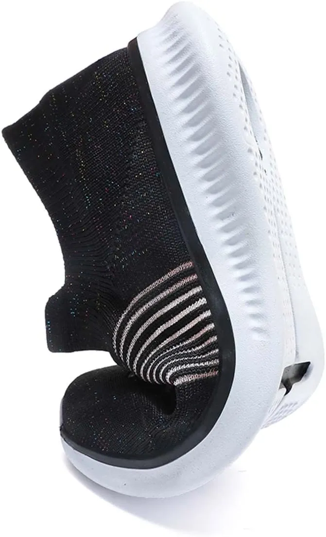 Men's Women's Lightweight Knitted Fabric Flat Soles Easy-to-Wear Socks Running Shoes Multiple Colors Indoor and Outdoor