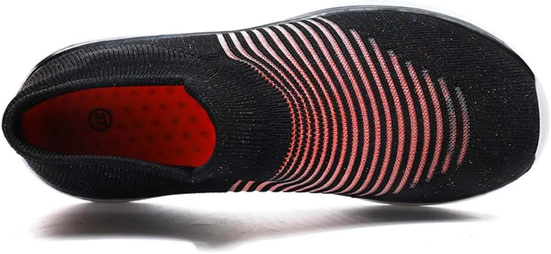 Men's Women's Lightweight Knitted Fabric Flat Soles Easy-to-Wear Socks Running Shoes Multiple Colors Indoor and Outdoor