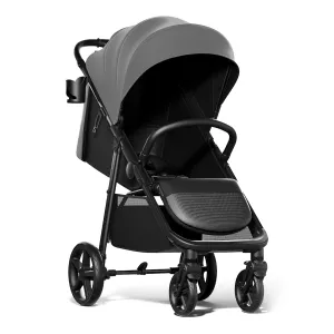Mompush Nova Baby Stroller, Spacious Seat & Lie-Flat Mode, Infant Stroller with Large UPF 50  Canopy, Compact Folding with One Hand, Suit for Birth to 50 LB