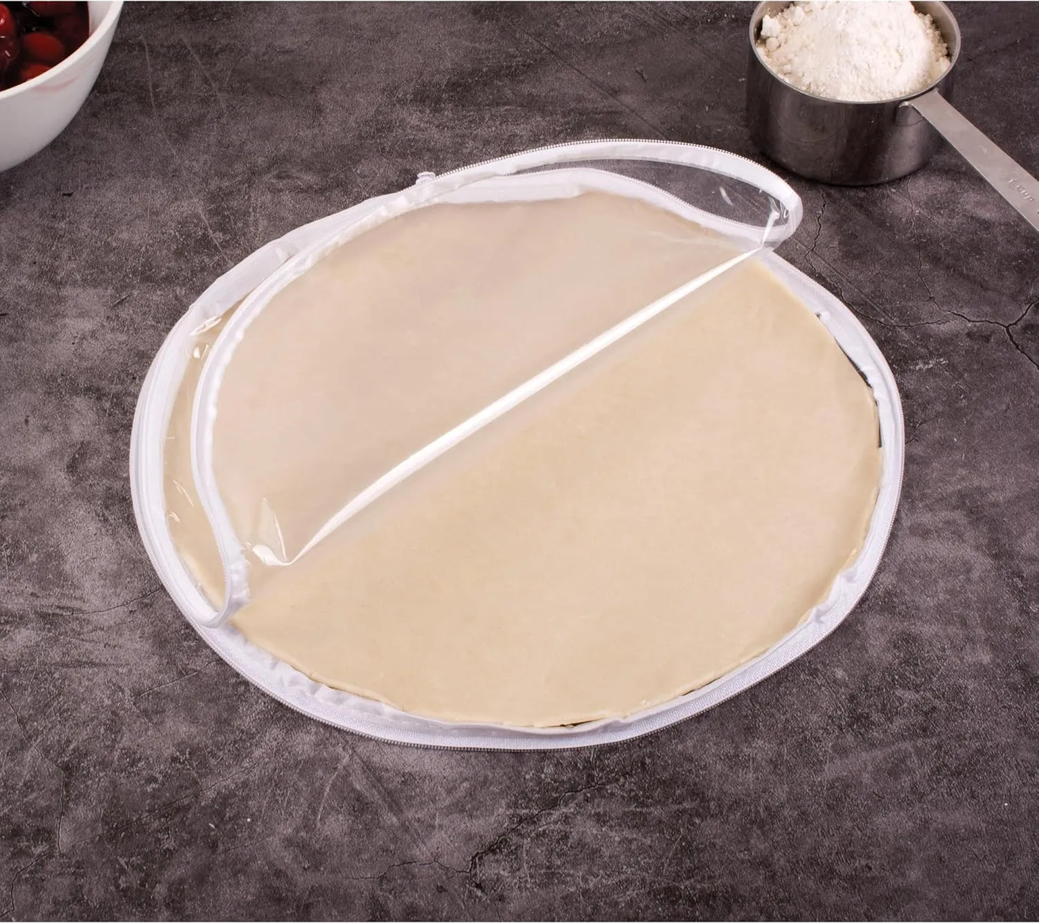Mrs. Anderson's Baking Easy No-Mess Pie Crust Maker Bag, Rolls 11-Inch Crust For 8 to 9-Inch Pies, Set of 2