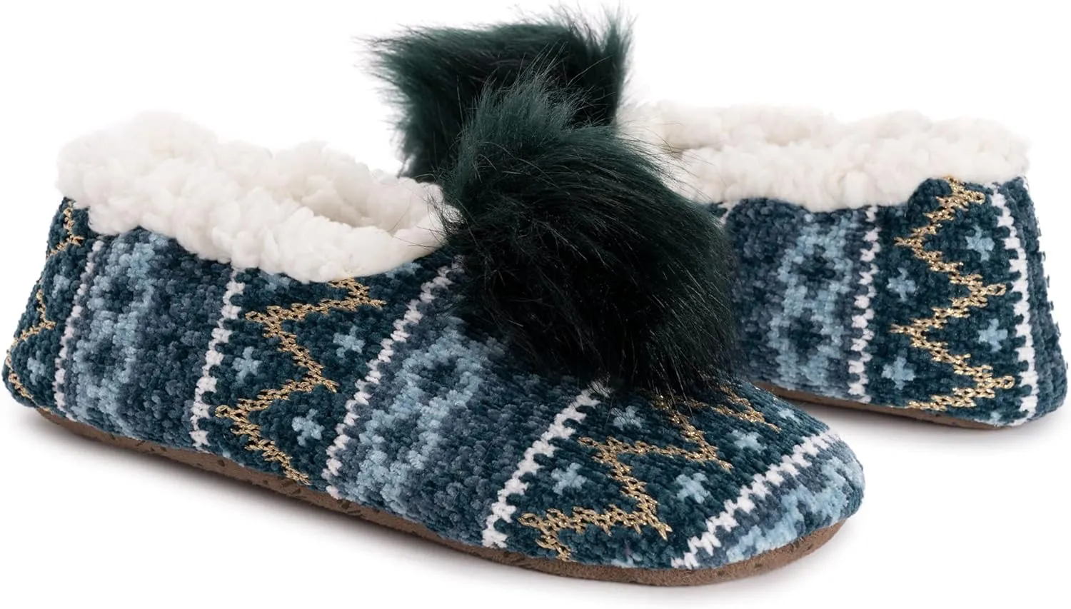 MUK LUKS Women's Chenille Ballerina Slippers