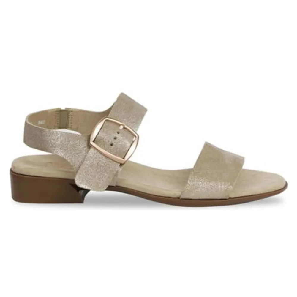Munro Cleo Champagne Shimmer Sandal (Women's)
