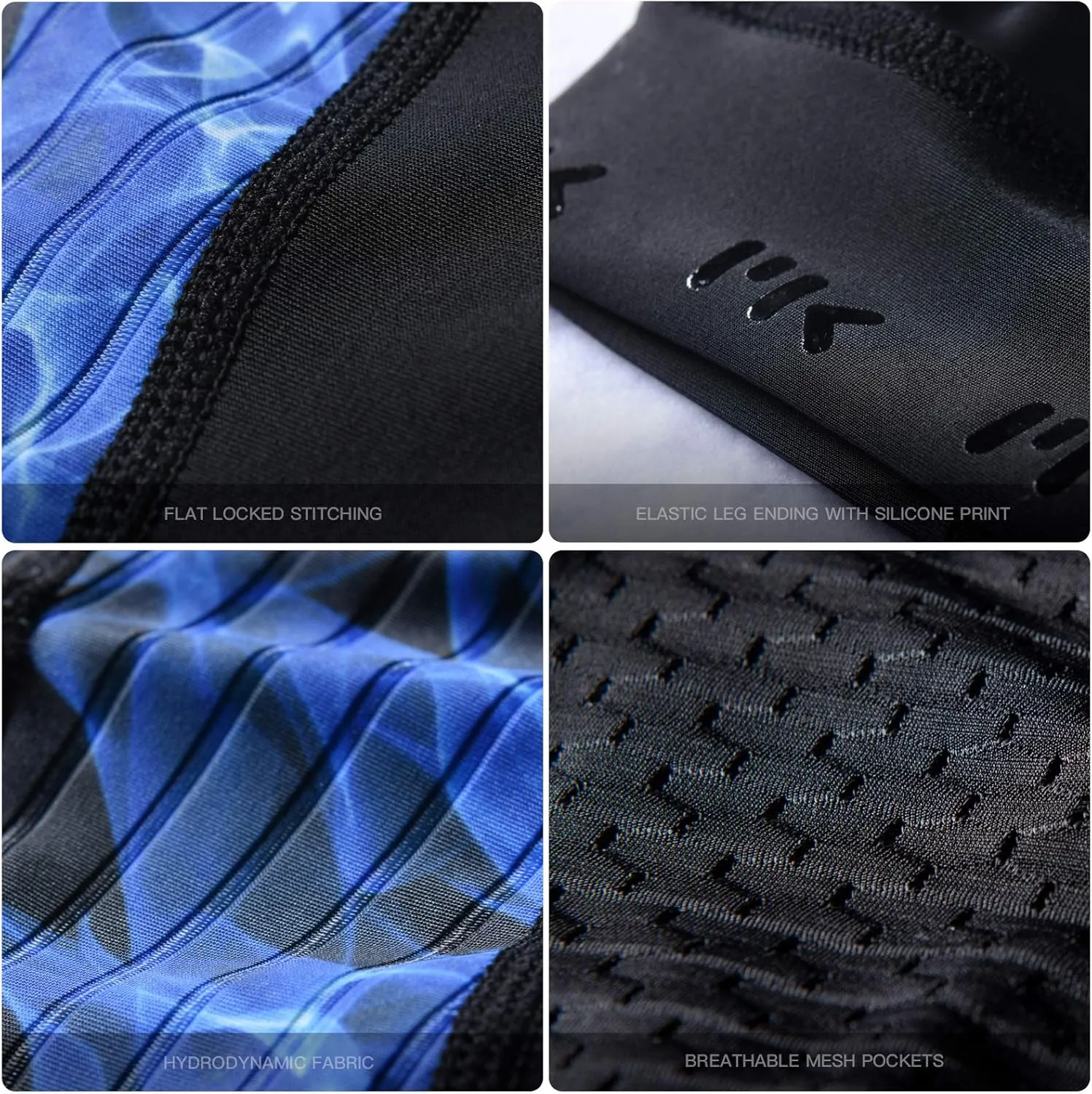 MY KILOMETRE Mens Triathlon Shorts with Adjustable Drawstring Easy Reach Leg Pockets Chamois for Long-Distance Tri Race