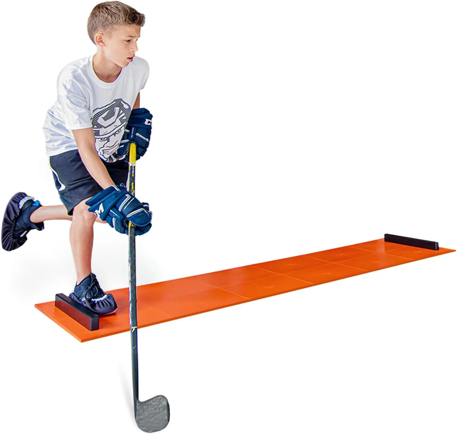 My Slide Board Lit - In & Outdoor Cardio Exercise Workout and Balance to Tone Legs, Glutes, & Core Muscles Training Sliding board - Easy to Use - Home Gym Equipment Super Smooth surface with Booties