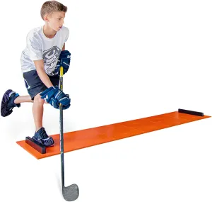 My Slide Board Lit - In & Outdoor Cardio Exercise Workout and Balance to Tone Legs, Glutes, & Core Muscles Training Sliding board - Easy to Use - Home Gym Equipment Super Smooth surface with Booties