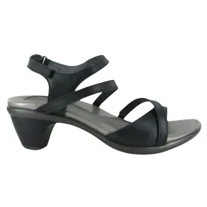 Naot Women's Limit Sandal Shiny Black Leather