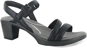 New Naot Women's Bounty Sandal Black Leather 39