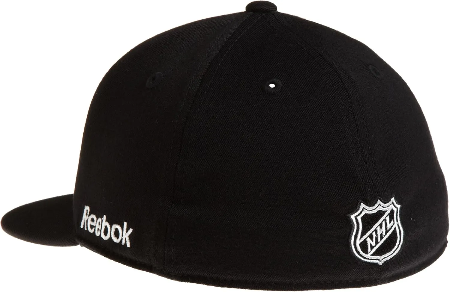 NHL Pittsburgh Penguins Game Day Black Pro Shape Flat Brim Flex Cap- Tx79Z