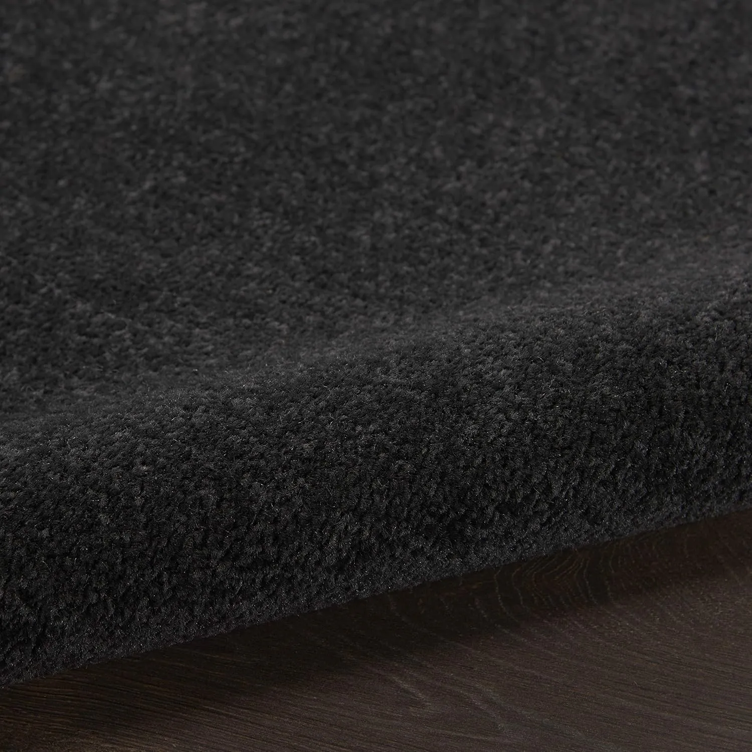 Nourison Essentials Indoor/Outdoor Black 8' x 10' Area Rug, Easy Cleaning, Non Shedding, Bed Room, Living Room, Dining Room, Backyard, Deck, Patio (8x10)