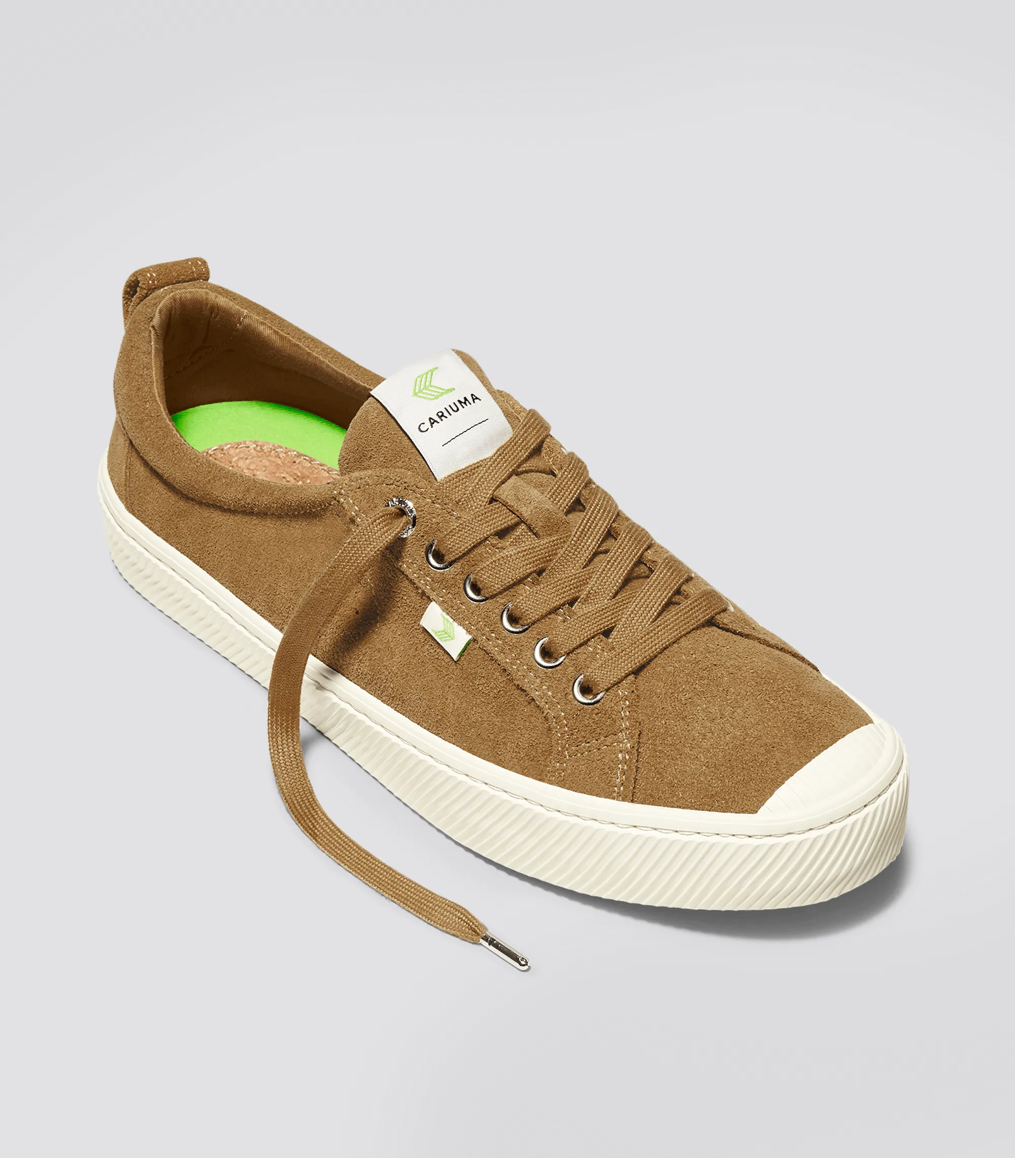 OCA Low Camel Suede Sneaker