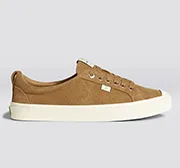 OCA Low Camel Suede Sneaker