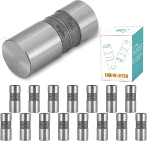 (OEM Parts) 16 PCS 25343052 Hydraulic Flat Tappet Lifters Compatible with 1955-1995 Chevrolet/Chevy Small Block SBC BBC 283 302 305 307 327 350 396 400 402 409 427 454 4.6L 5.0L 5.4L 5.7L 6.6L