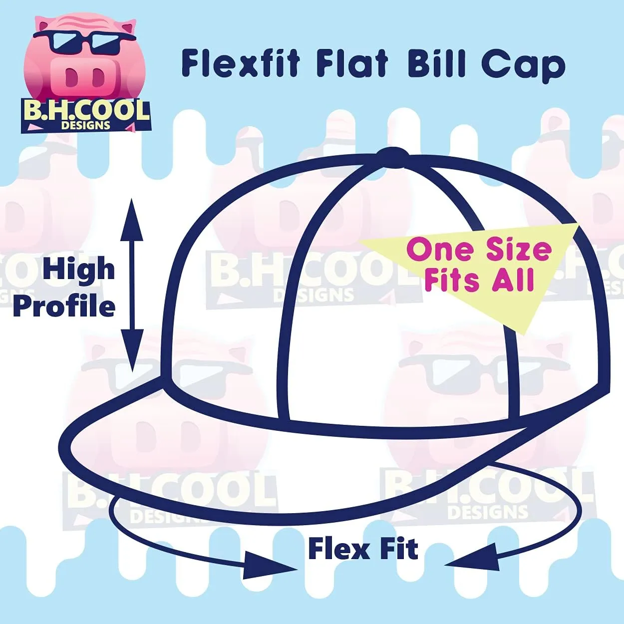 of Course I'm Right! I'm A Colling! - Flexfit 6210 Structured Flat Bill Fitted Hat | Baseball Cap for Men and Women