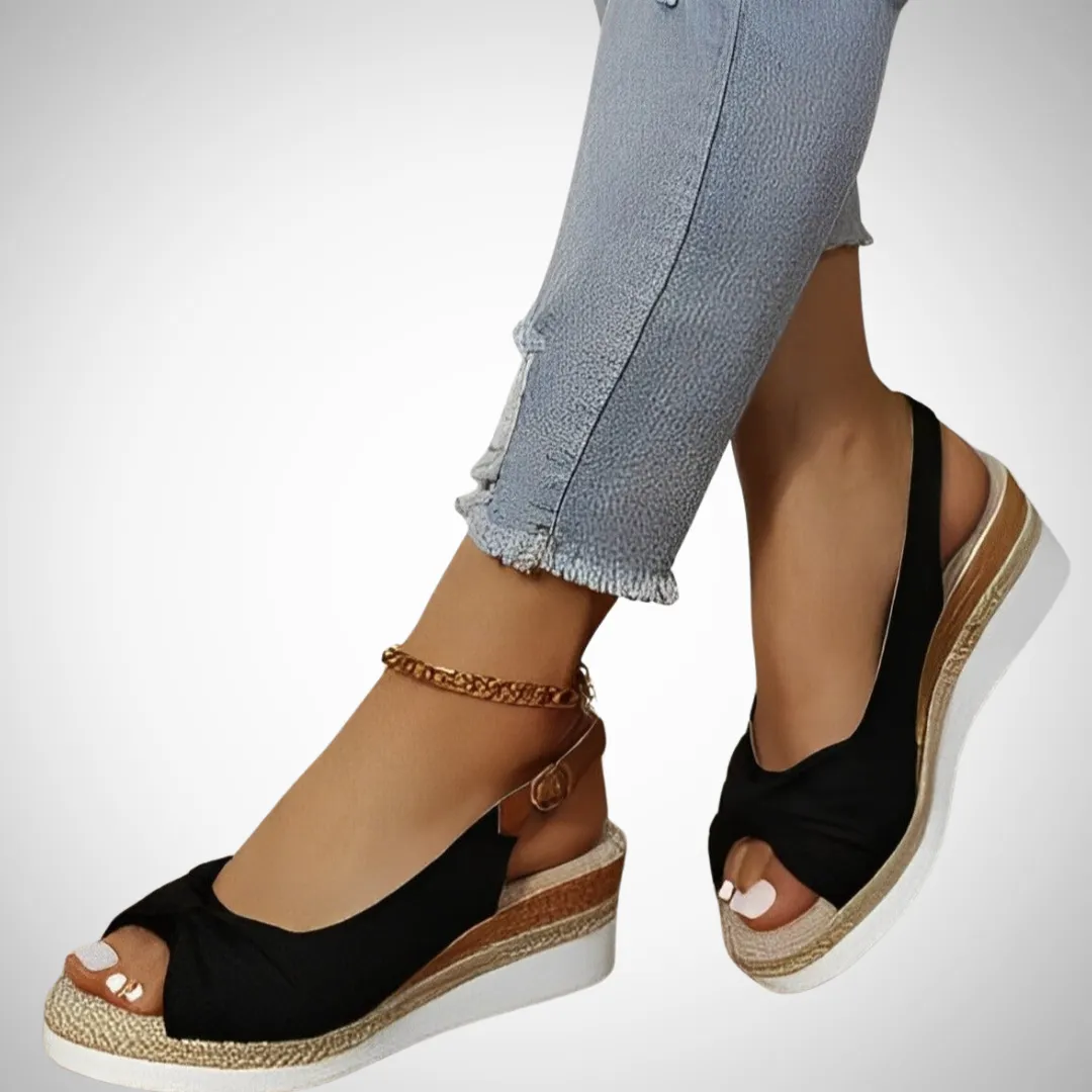 Olivia Espadrille Wedge Sandals