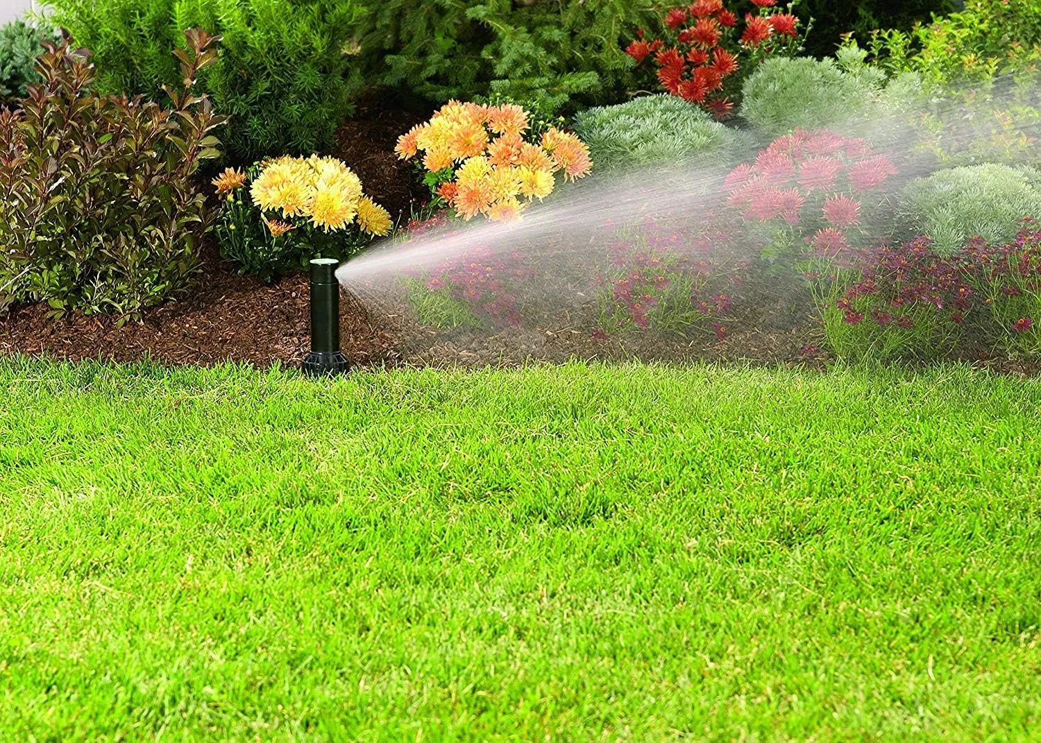 Orbit Watermaster 55461 Voyager 4-Inch Adjustable Pop-Up Gear Drive Sprinkler Head,2-Pack