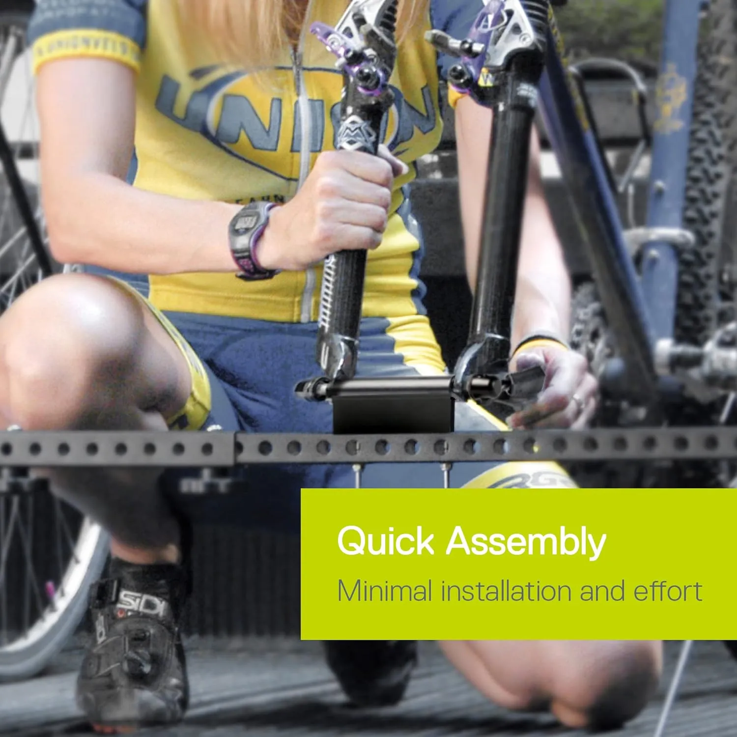 Original Bike Hitches by Delta Cycle - Securely Holds All Bicycles & Fits Any Flat Surface for Safe Transportation - Heavy Mountain Bikes, Road Bicycles & eBikes, Heat-Treated Aluminum