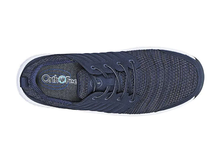 Orthofeet Men Tacoma Stretch Knit - Blue