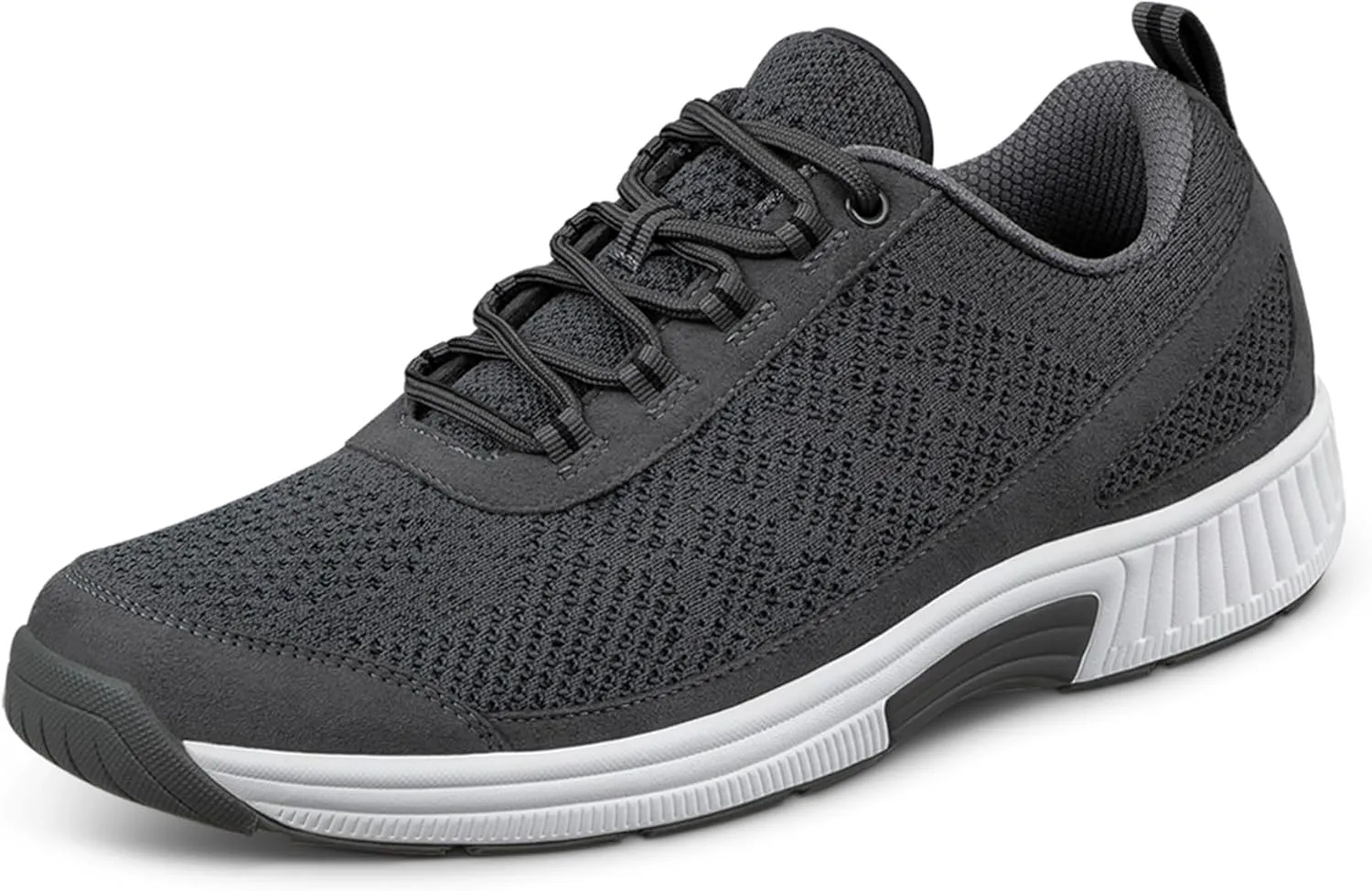 Orthofeet Men's Orthopedic Knit Lava Sneakers